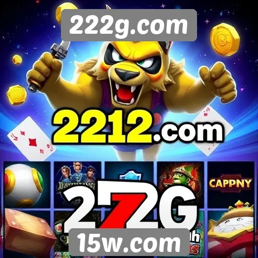Exploração dos jogos disponíveis em 222g.com